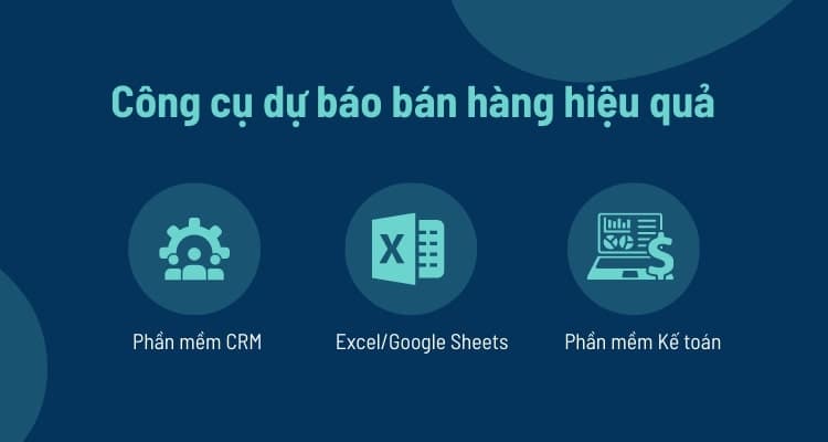 3 công cụ hỗ trợ xây dựng Sales forecast