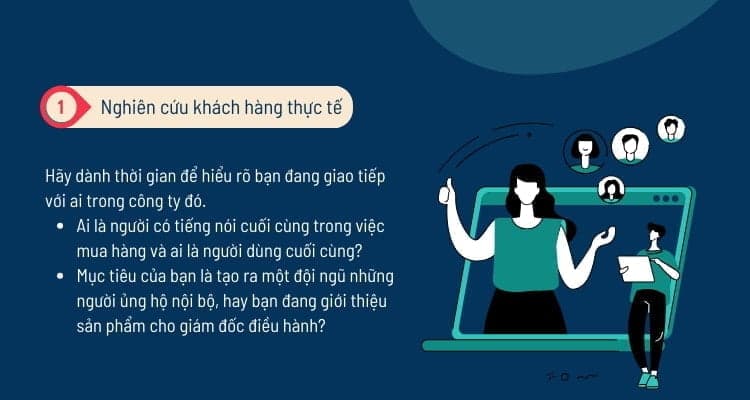 nghiên cứu hàng khách hàng thực tế khi chào hàng