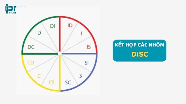 Sự kết hợp giữa các nhóm tính cách DISC