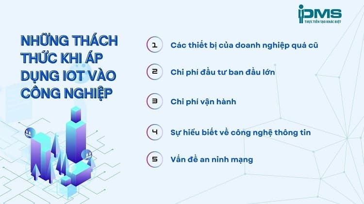thách thức iot công nghiệp