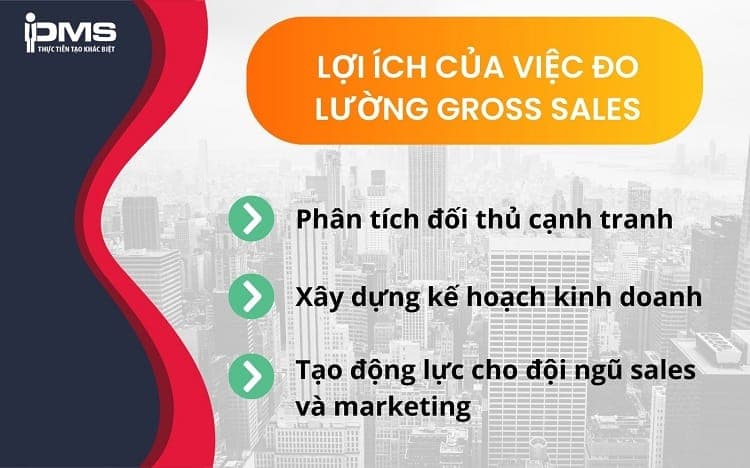 3 lợi ích khi đo lường gross sales