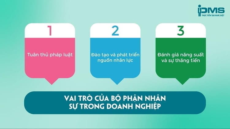 vai trò của nhân sự