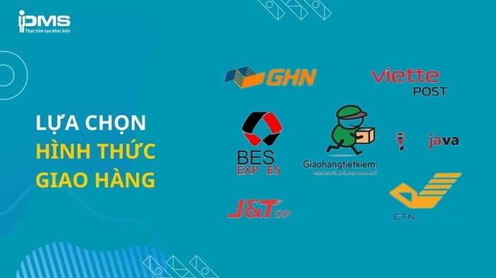 Cần lựa chọn các hình thức giao hàng khi bán hàng online