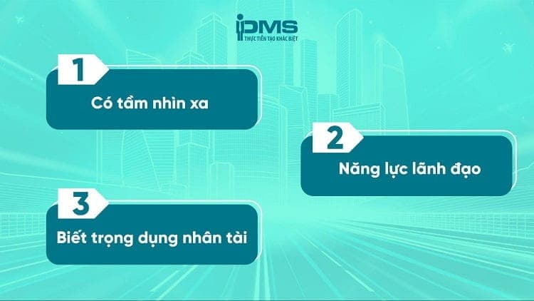 tố chất cần có của BOD