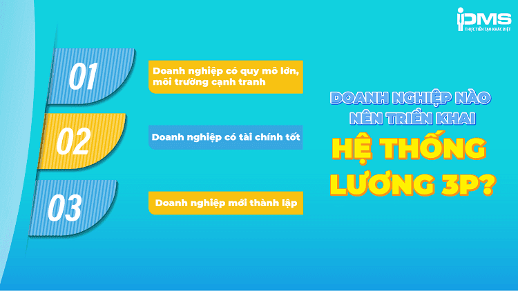 Hệ Doanh nghiệp nào nên triển khai hệ thống lương 3P