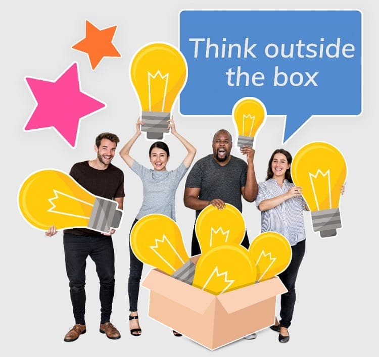Lateral thinking giúp suy nghĩ Outside of the Box