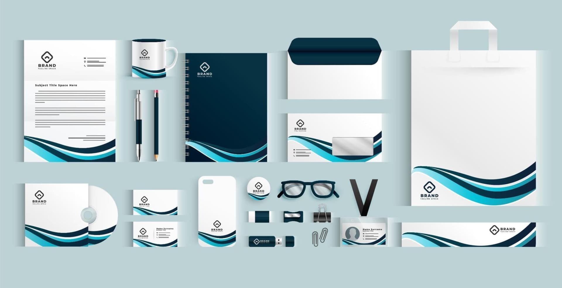 Mẫu Sales Kit đơn giản, tinh tế dành cho thời trang
